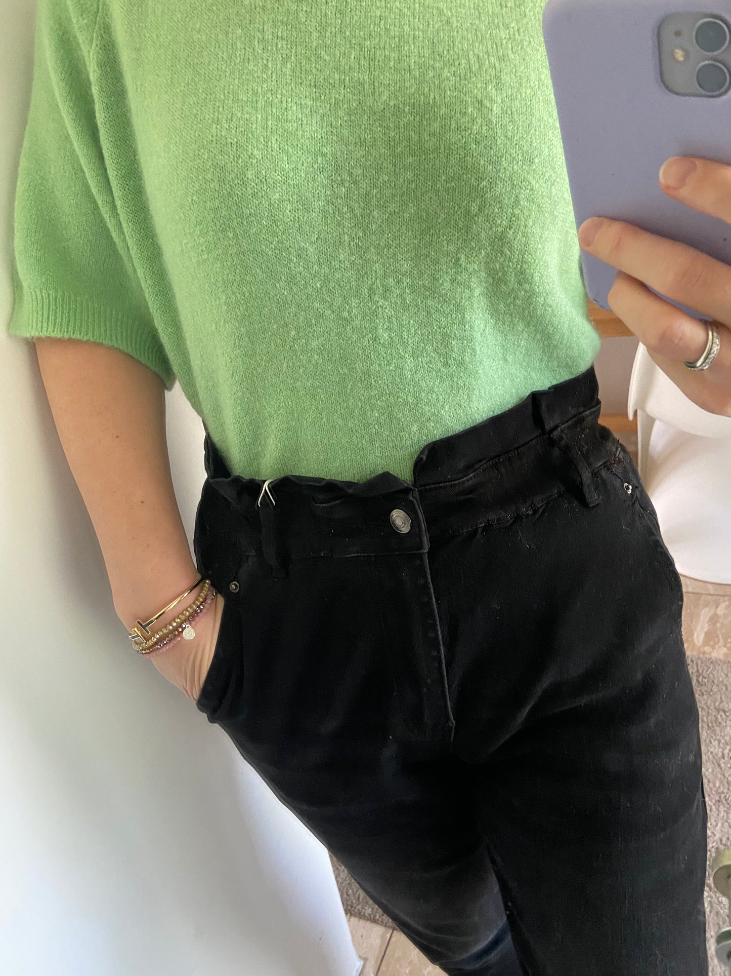 Jeans "Astrid" mit hohen Bund