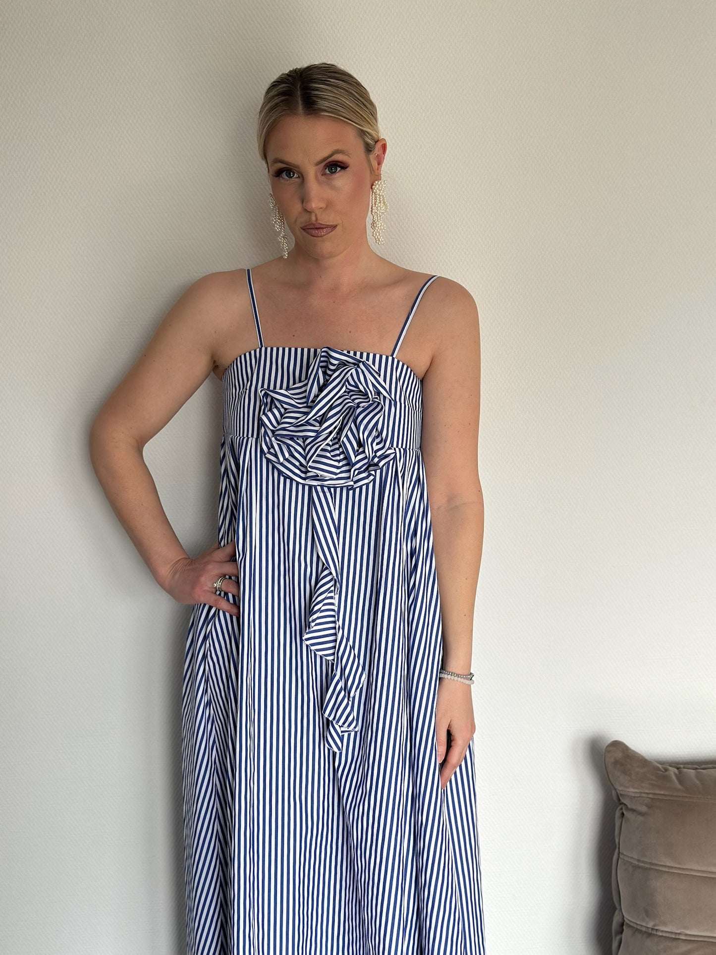 Midikleid mit großer Blume „Ariane“