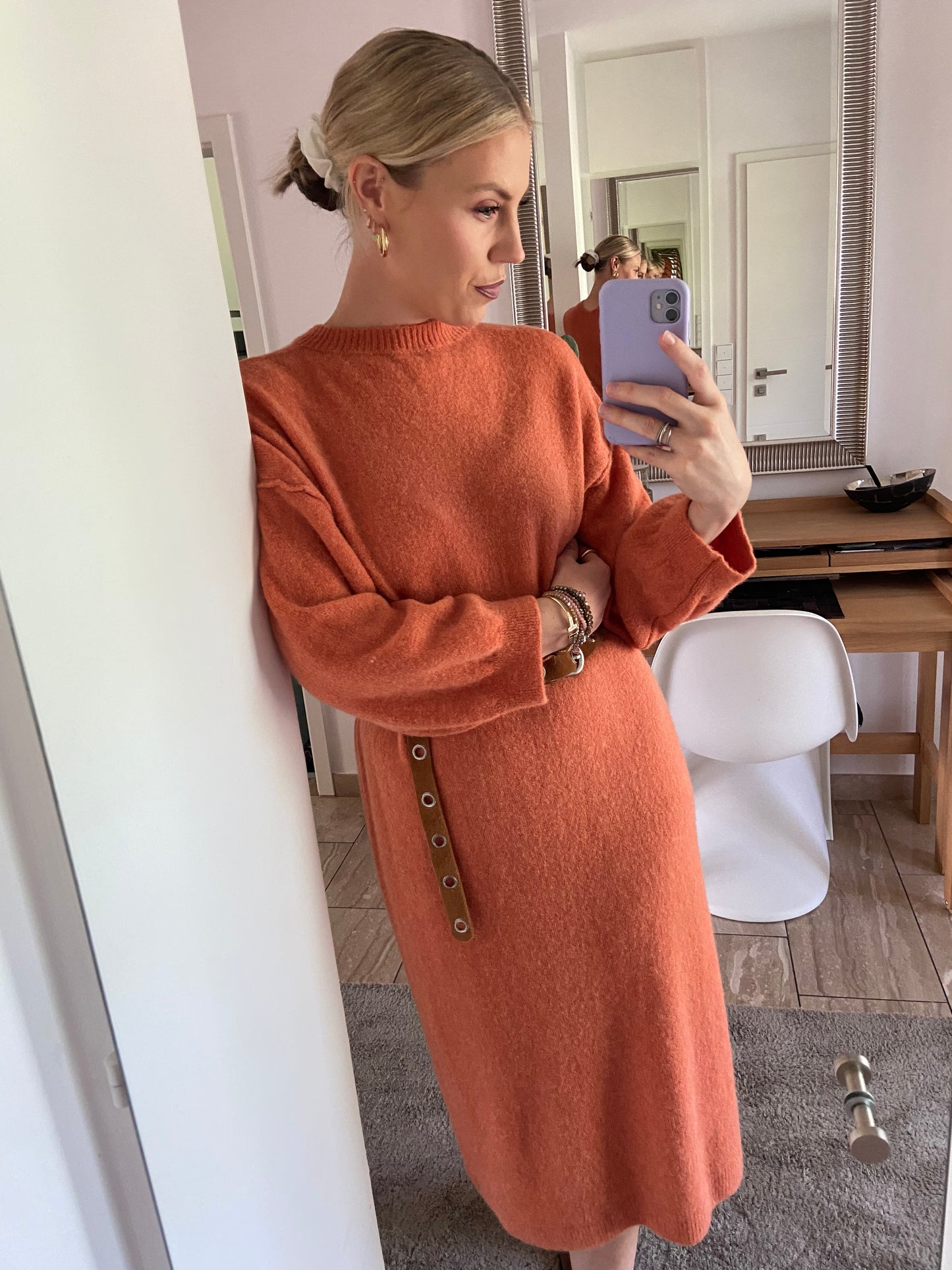 Leichtes Strickkleid „Lou“ mit Babyalpaka