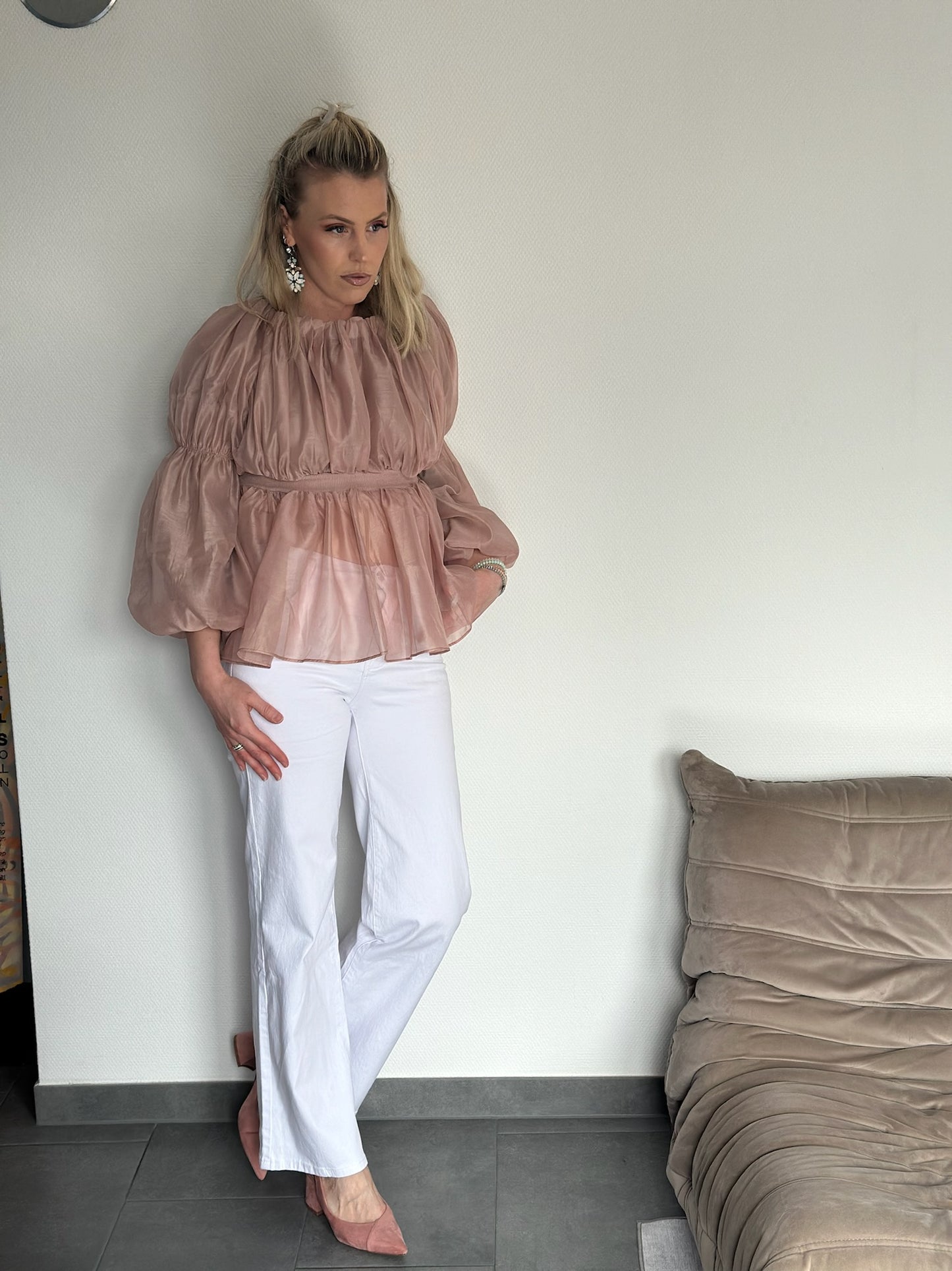 Bluse nude „Princess“