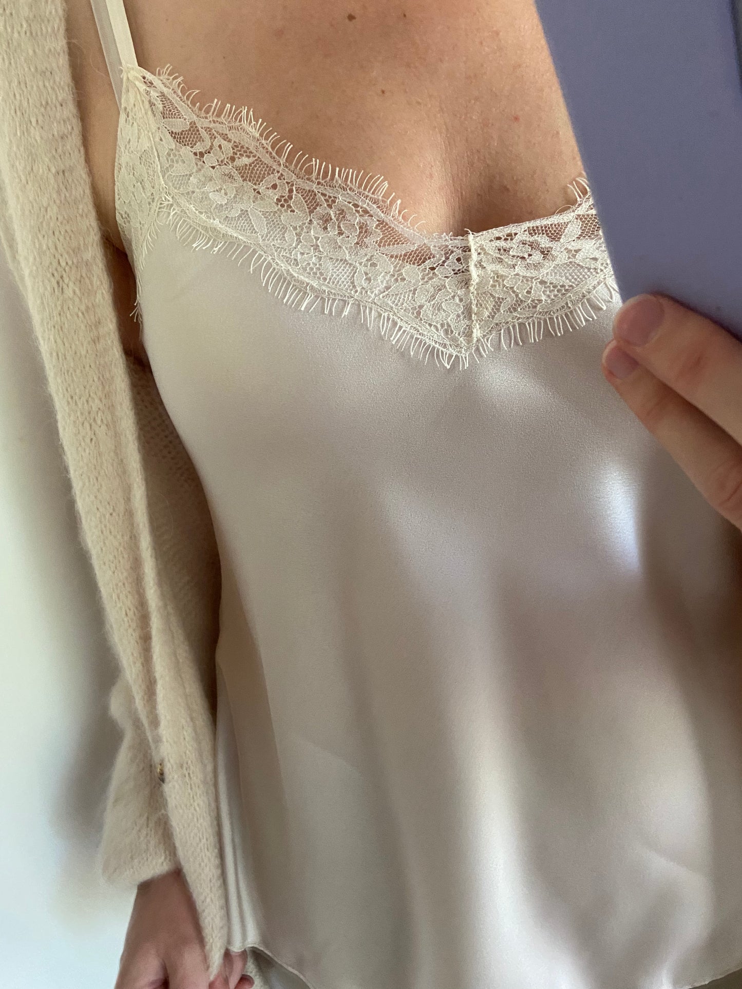 Top „Matilda" mit Spitze