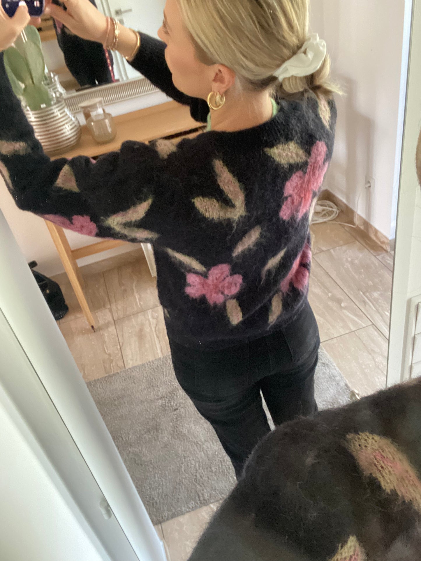 Strickjacke „Flower“