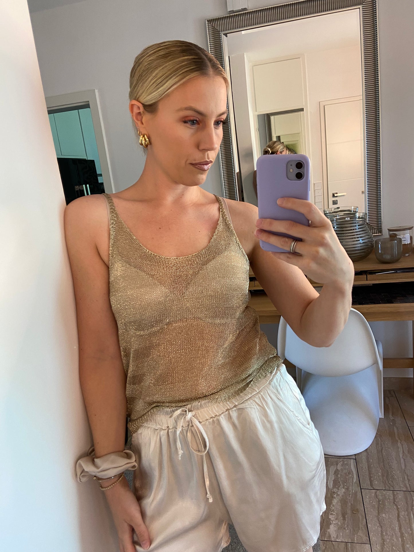 Trägershirt „Metall“