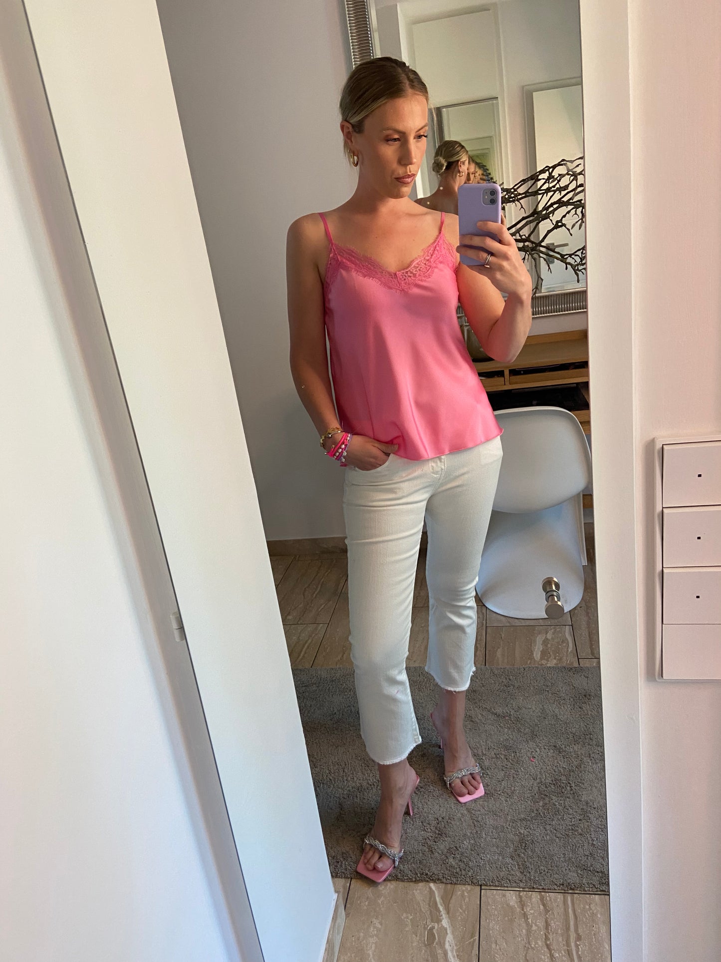 Top „Matilda“ mit Spitze