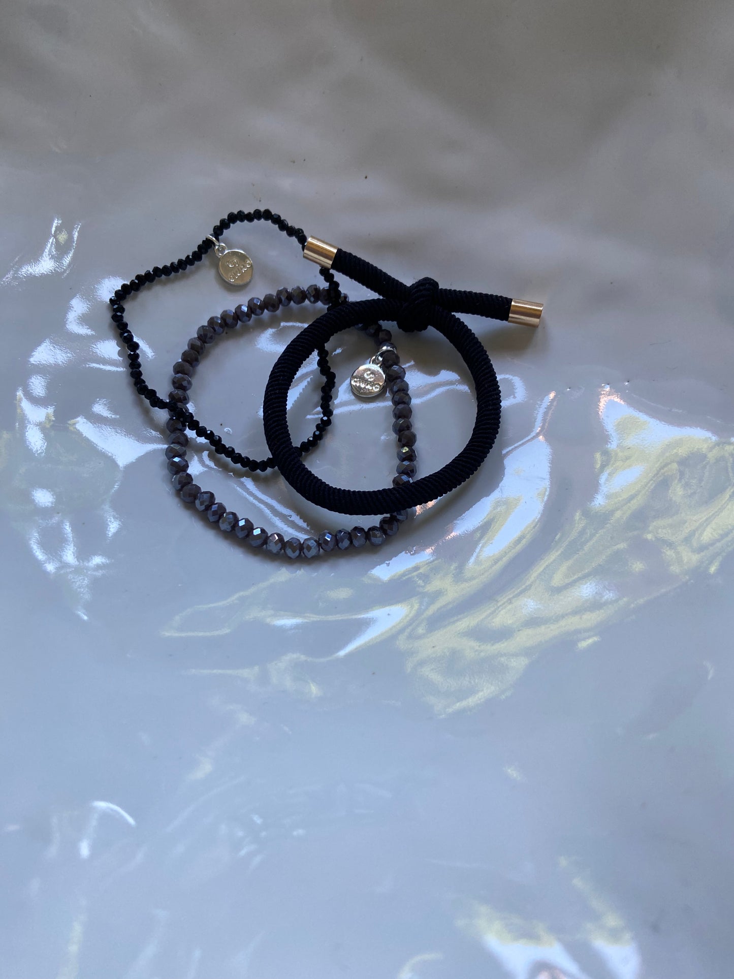 Armbandset „C3-Anthrazit“