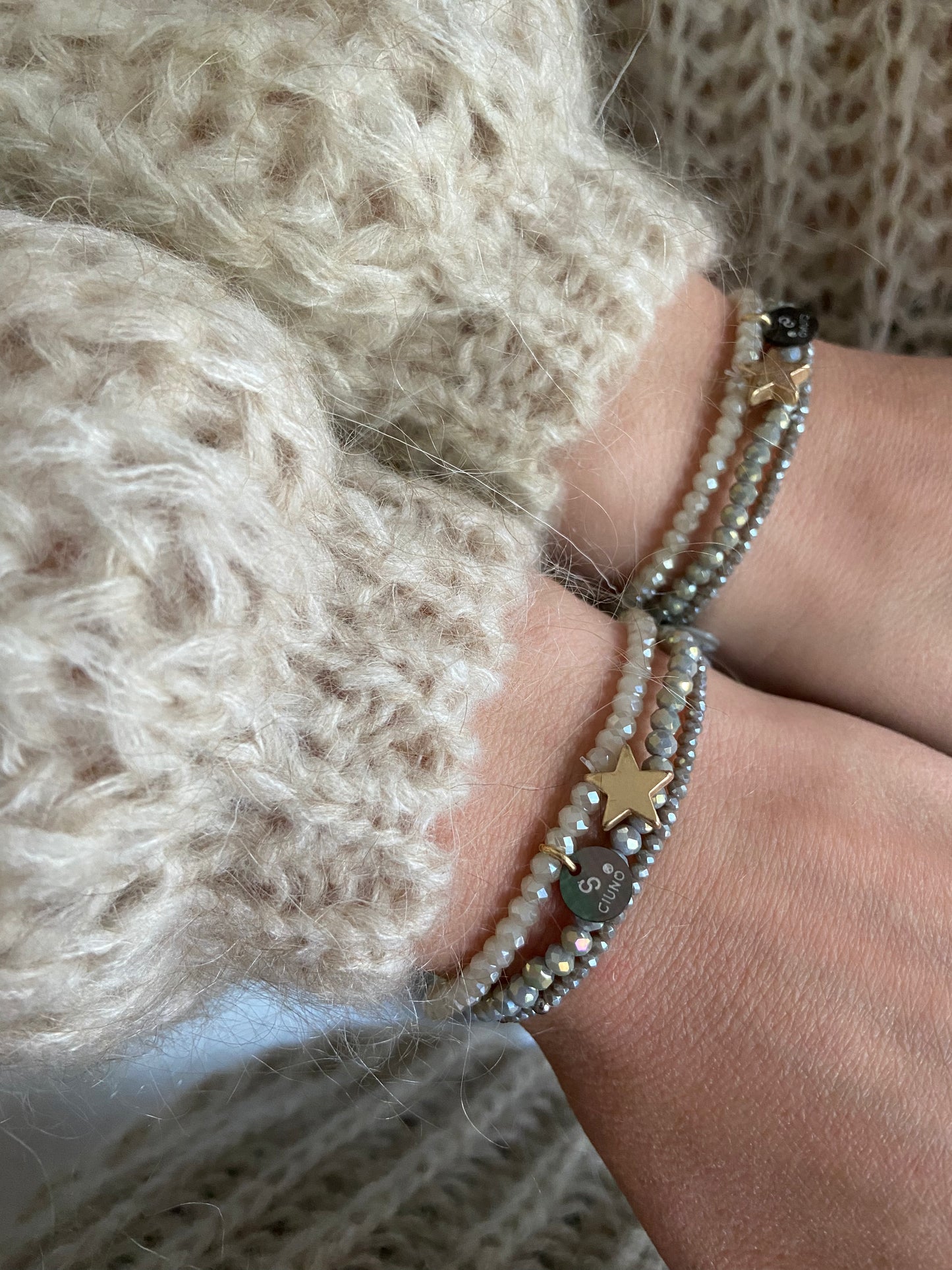 Armbandset „C3“ Greige-Star