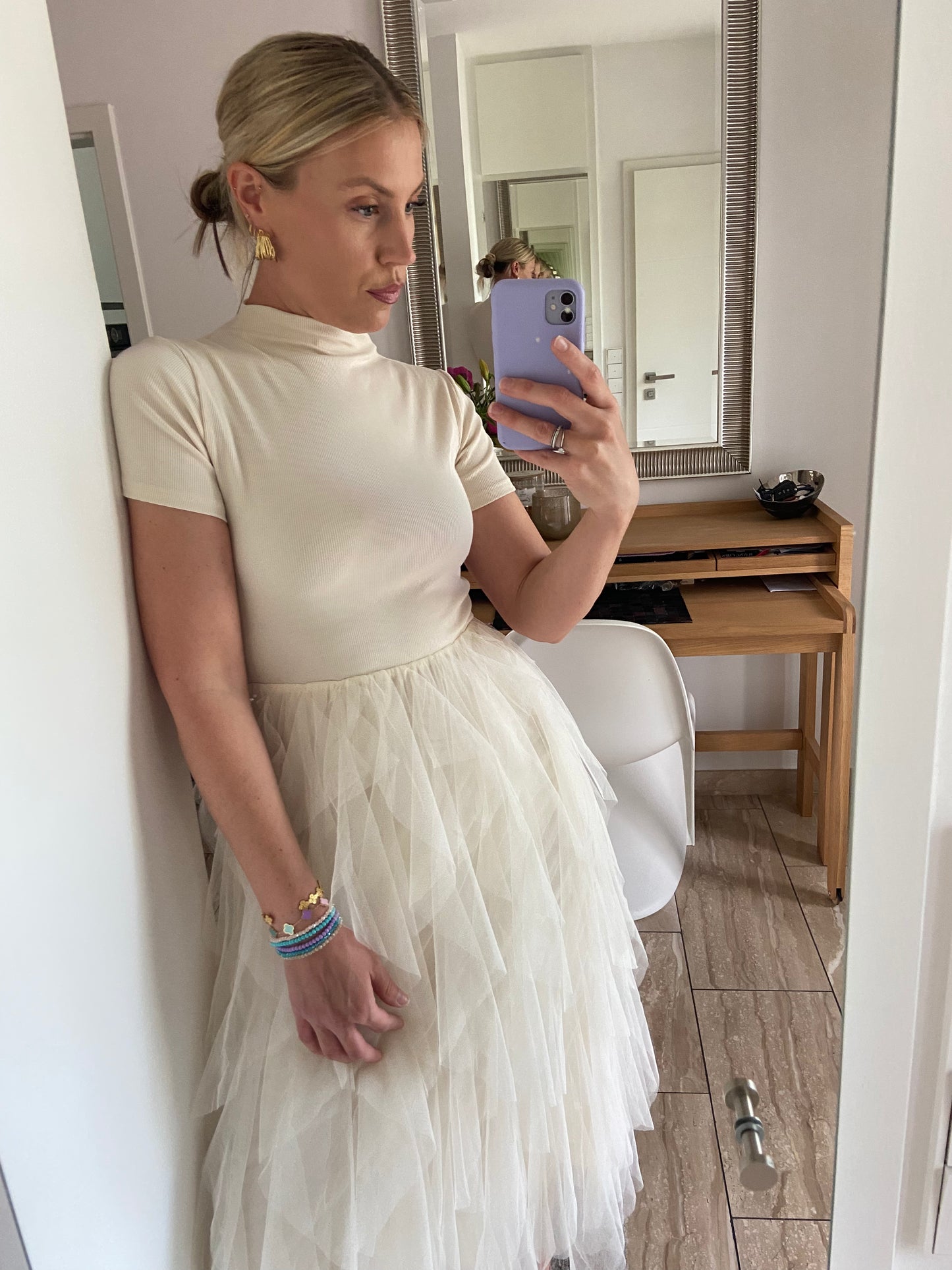 Kleid mit Stufen „Lauri“