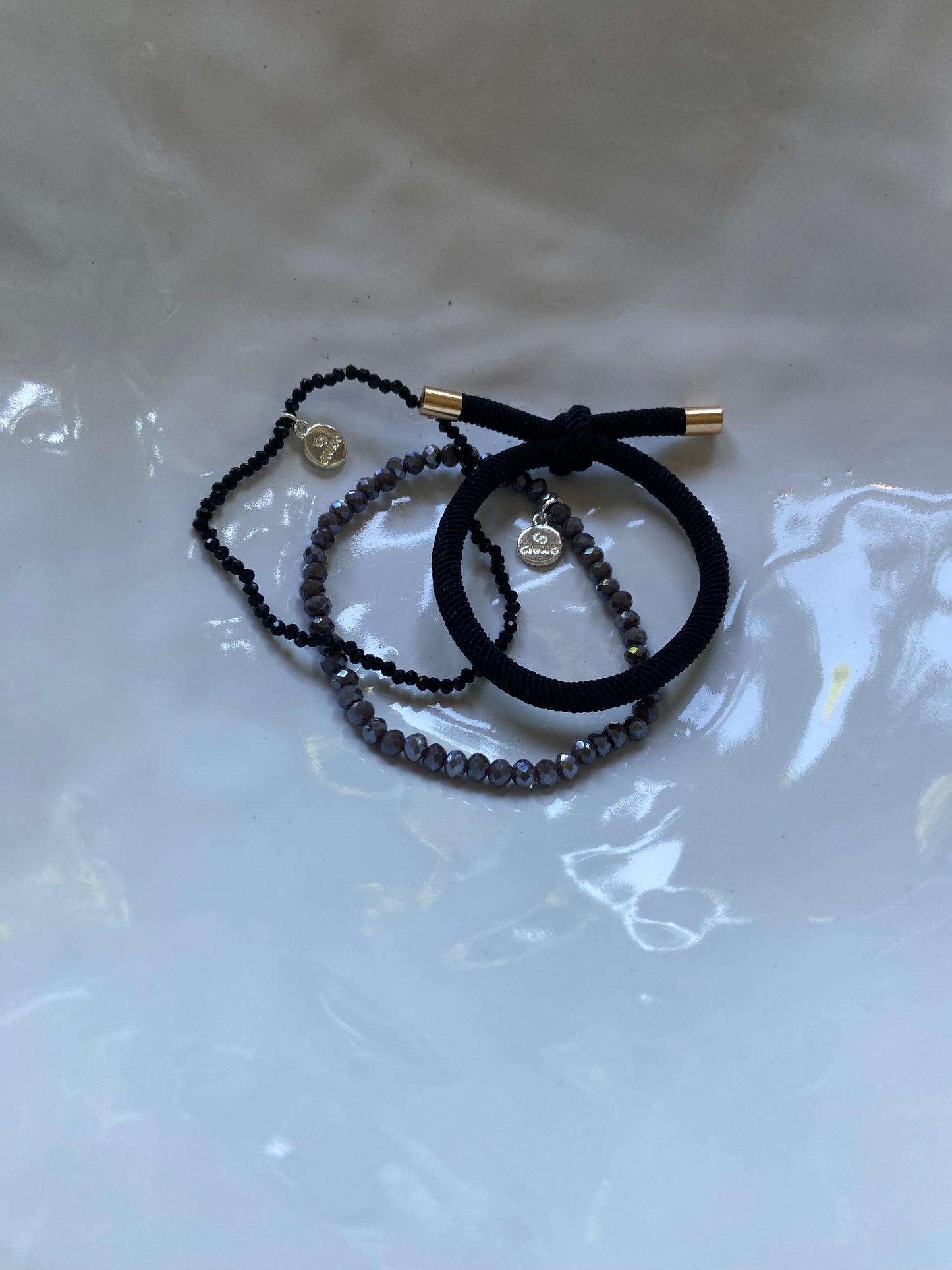 Armbandset „C3-Anthrazit“
