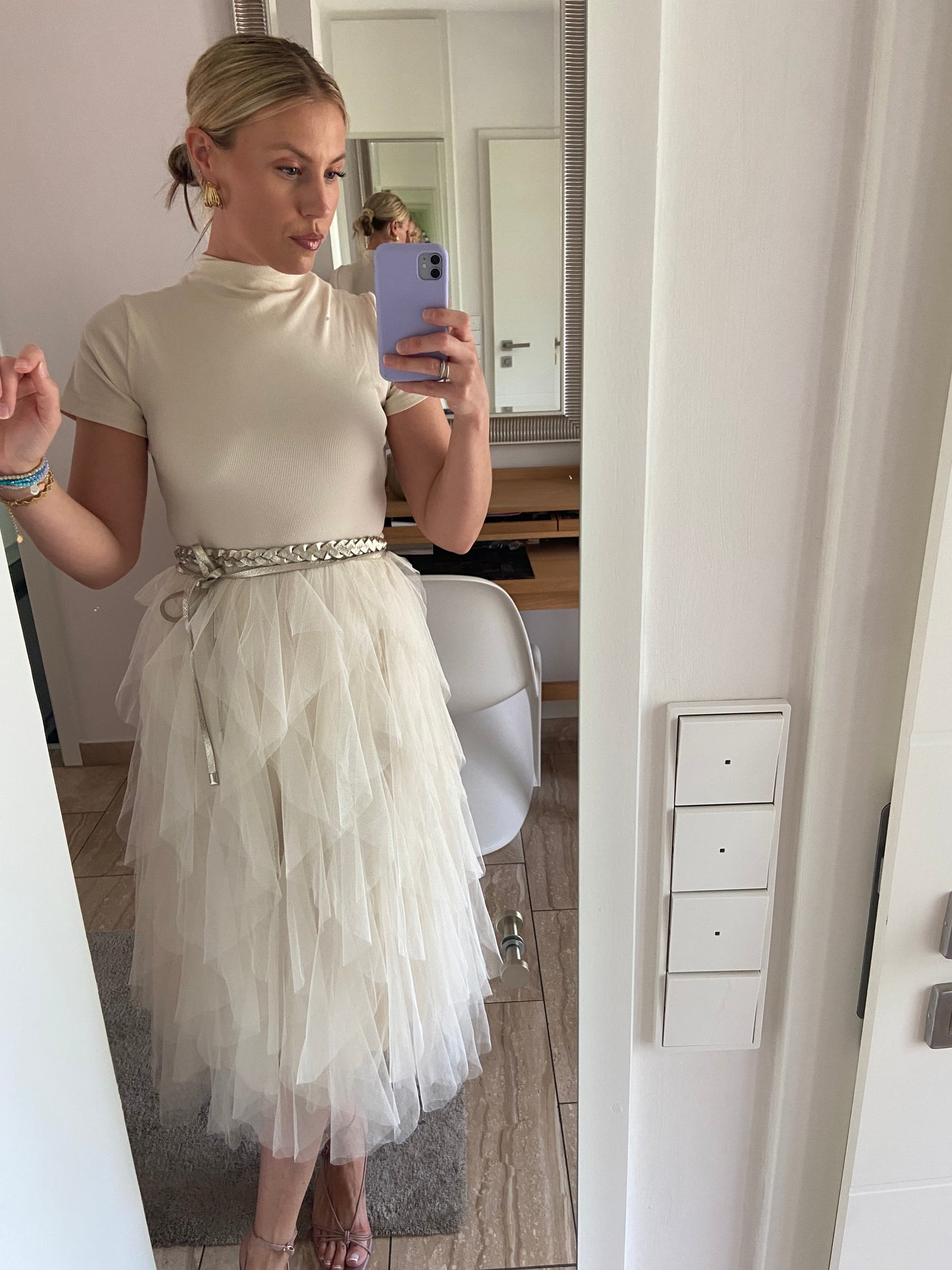 Kleid mit Stufen „Lauri“