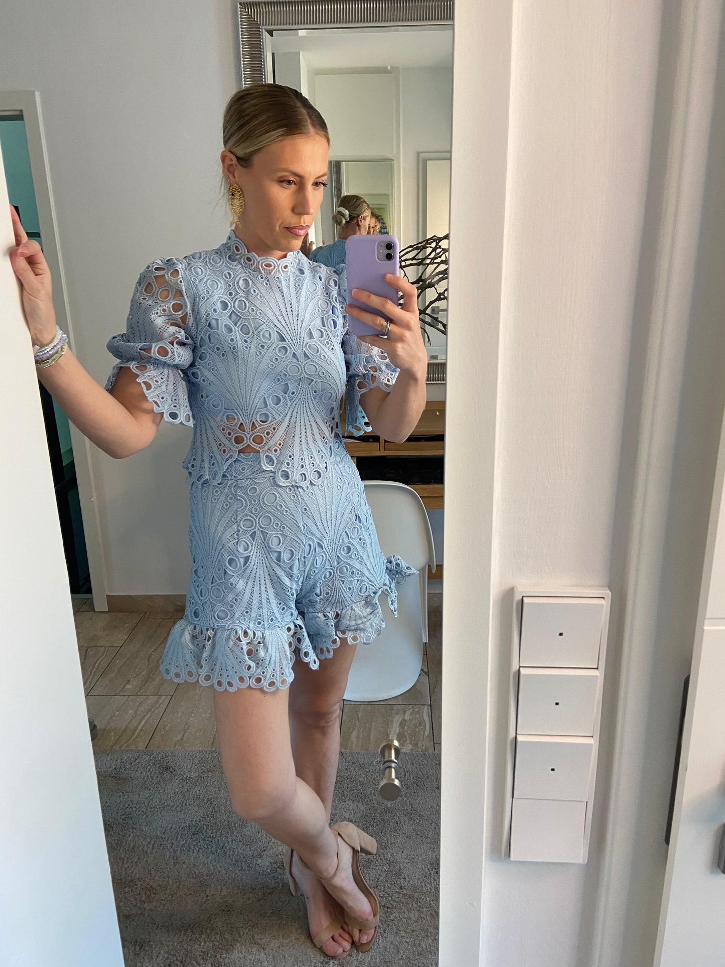 Zweiteiler „Linda“ Hellblau