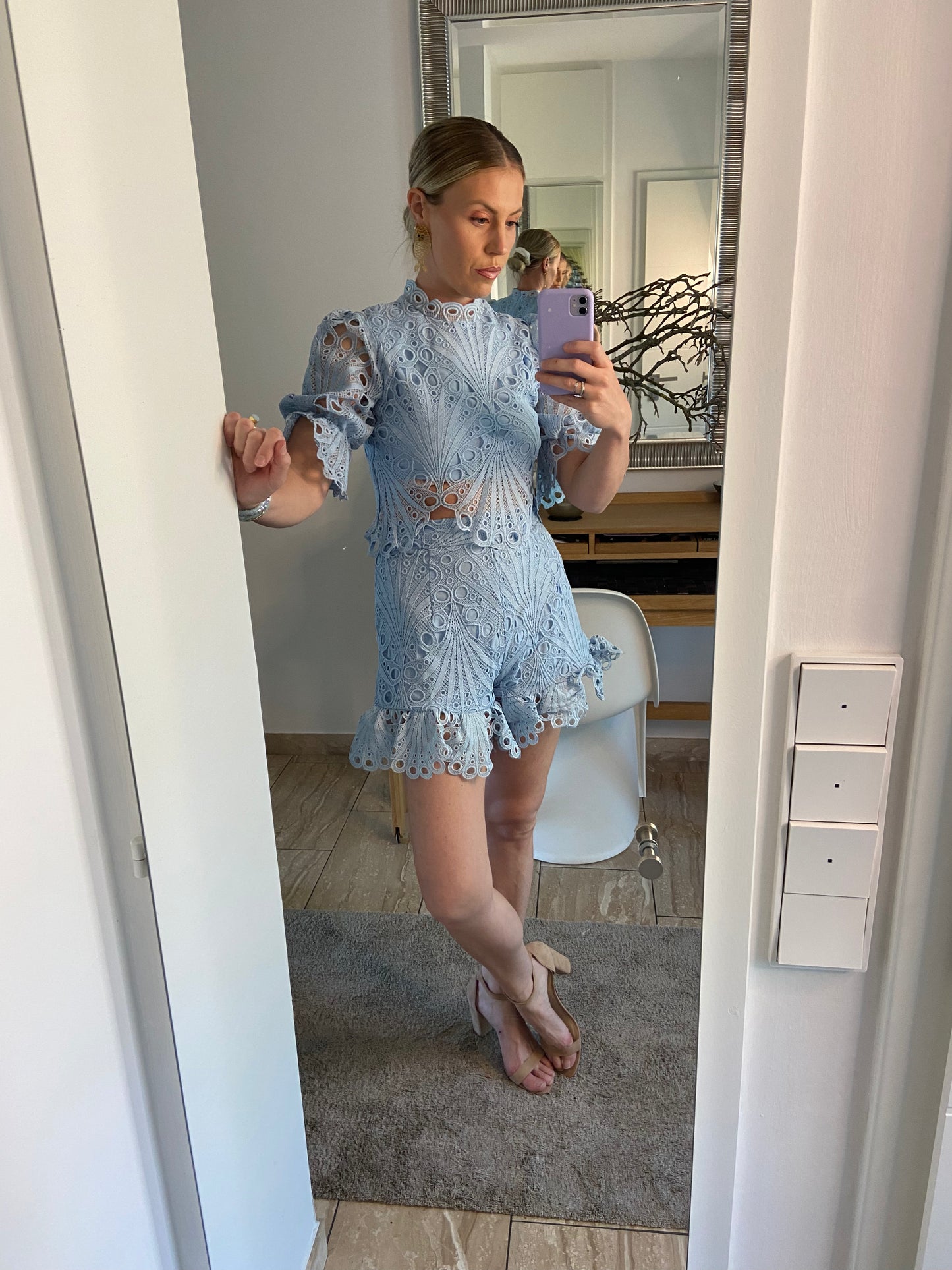 Zweiteiler „Linda“ Hellblau