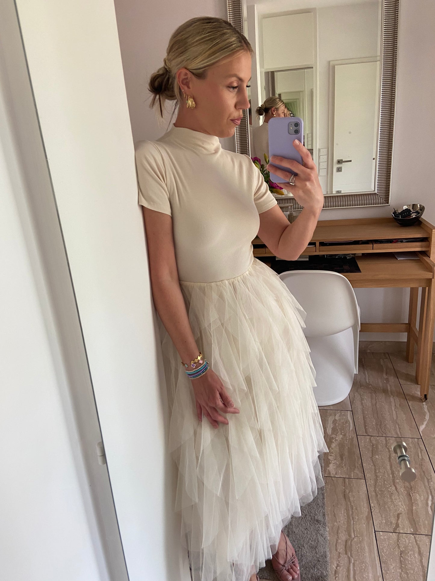 Kleid mit Stufen „Lauri“
