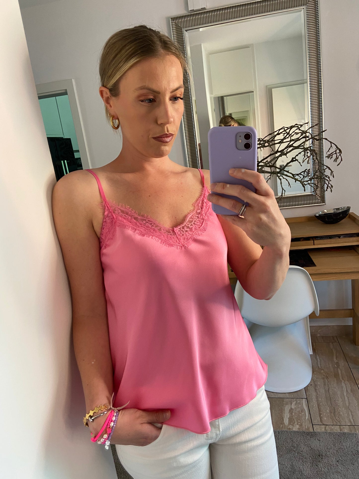 Top „Matilda“ mit Spitze