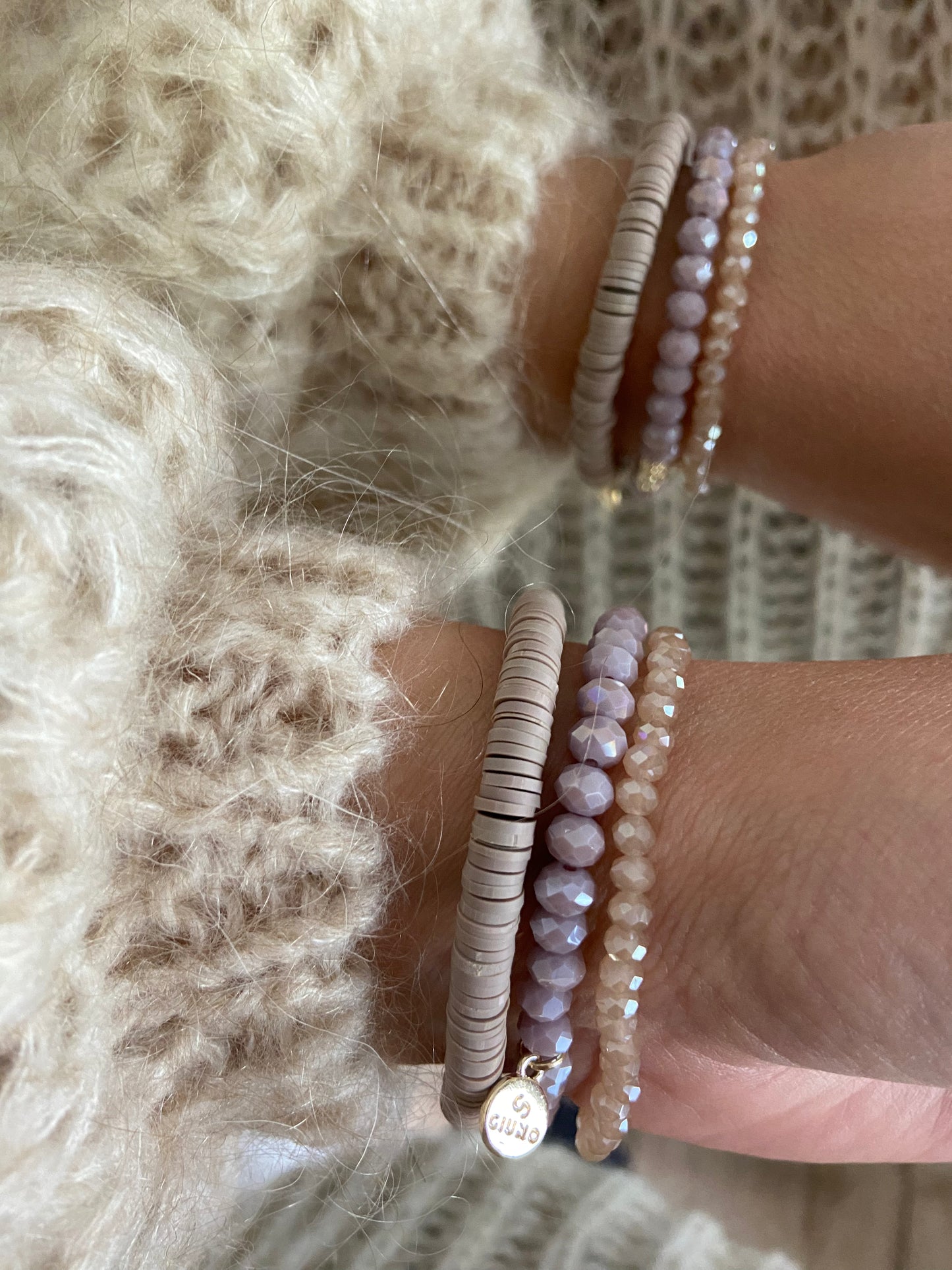 Armbandset „C3“ Purple-Gold