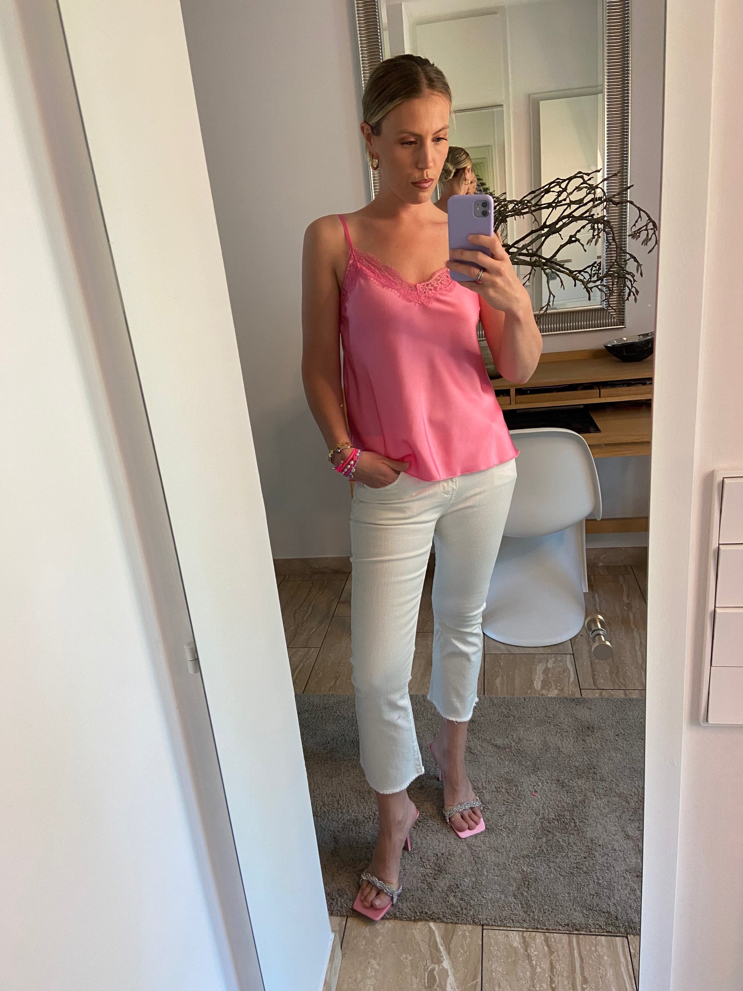 Top „Matilda“ mit Spitze