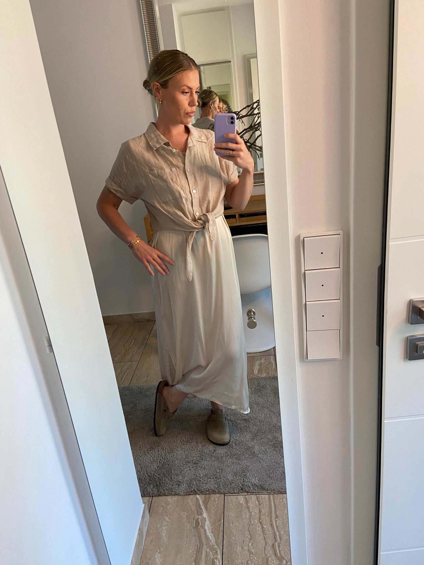 Kleid „Liara" mit Seide