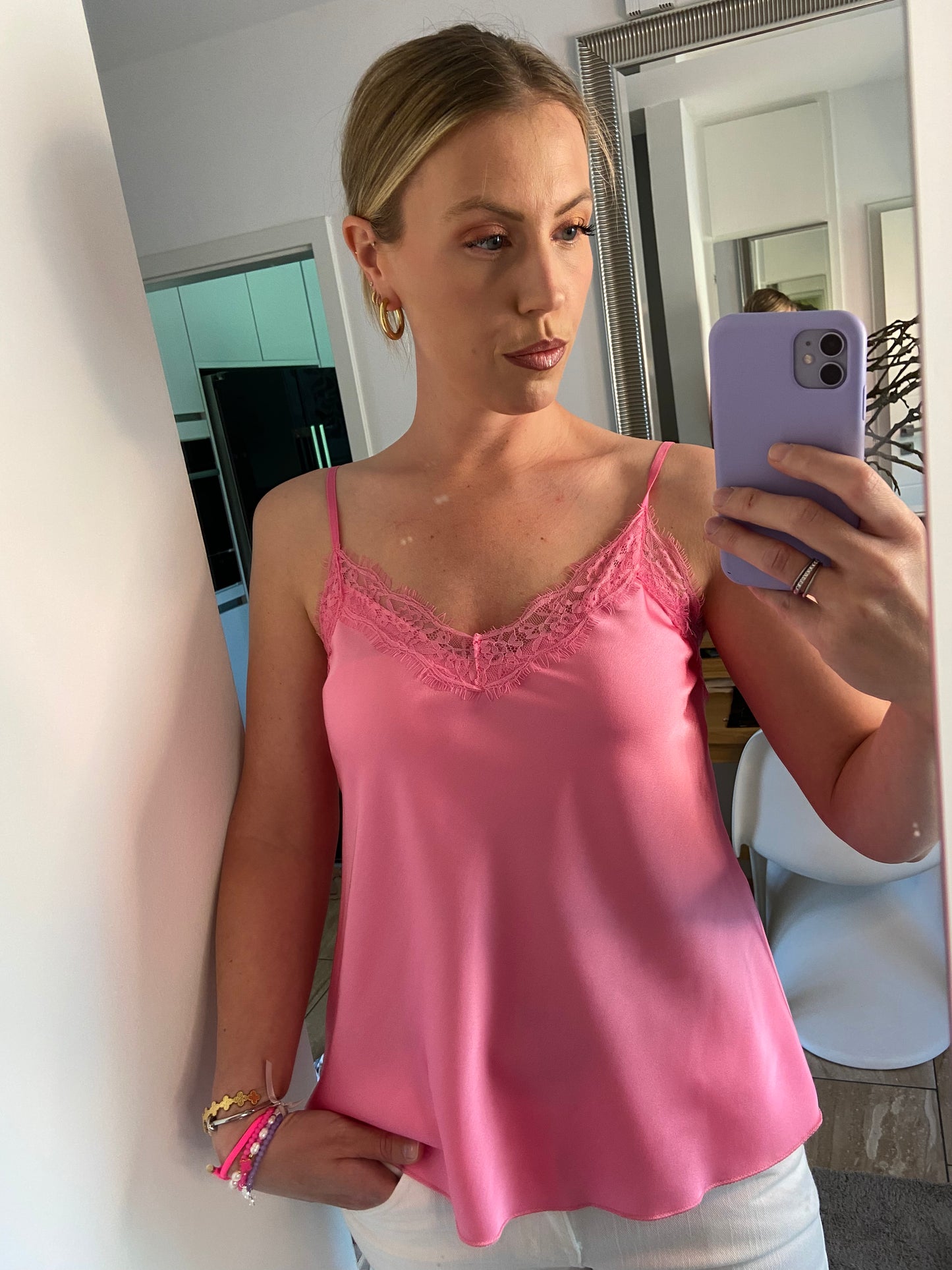 Top „Matilda“ mit Spitze