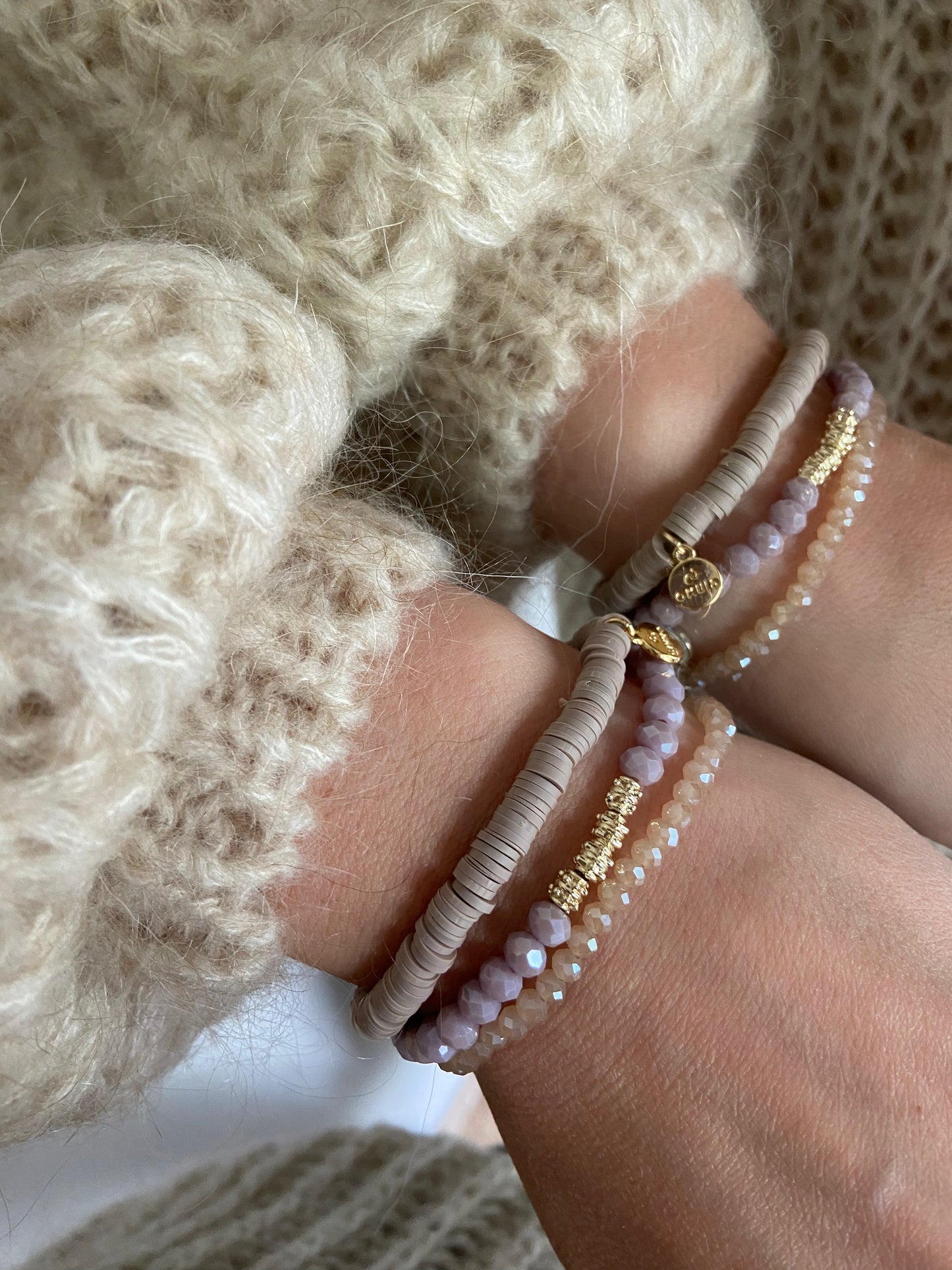 Armbandset „C3“ Purple-Gold