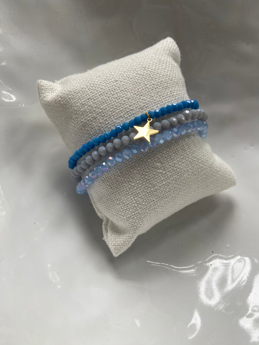 Armbandset „C3“ Blue-Star