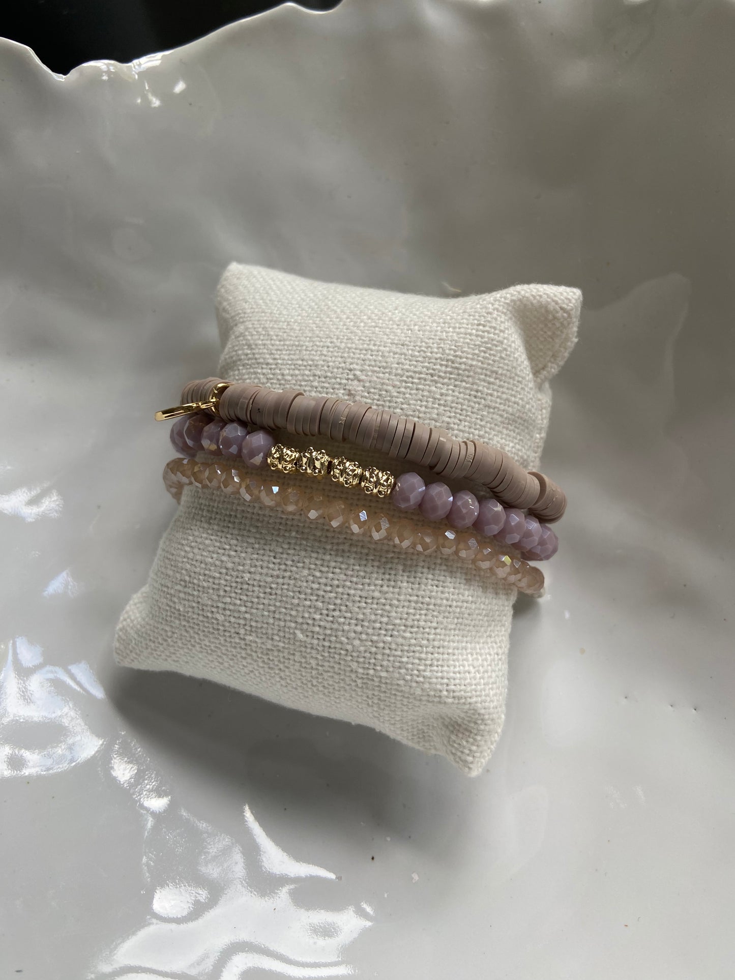 Armbandset „C3“ Purple-Gold