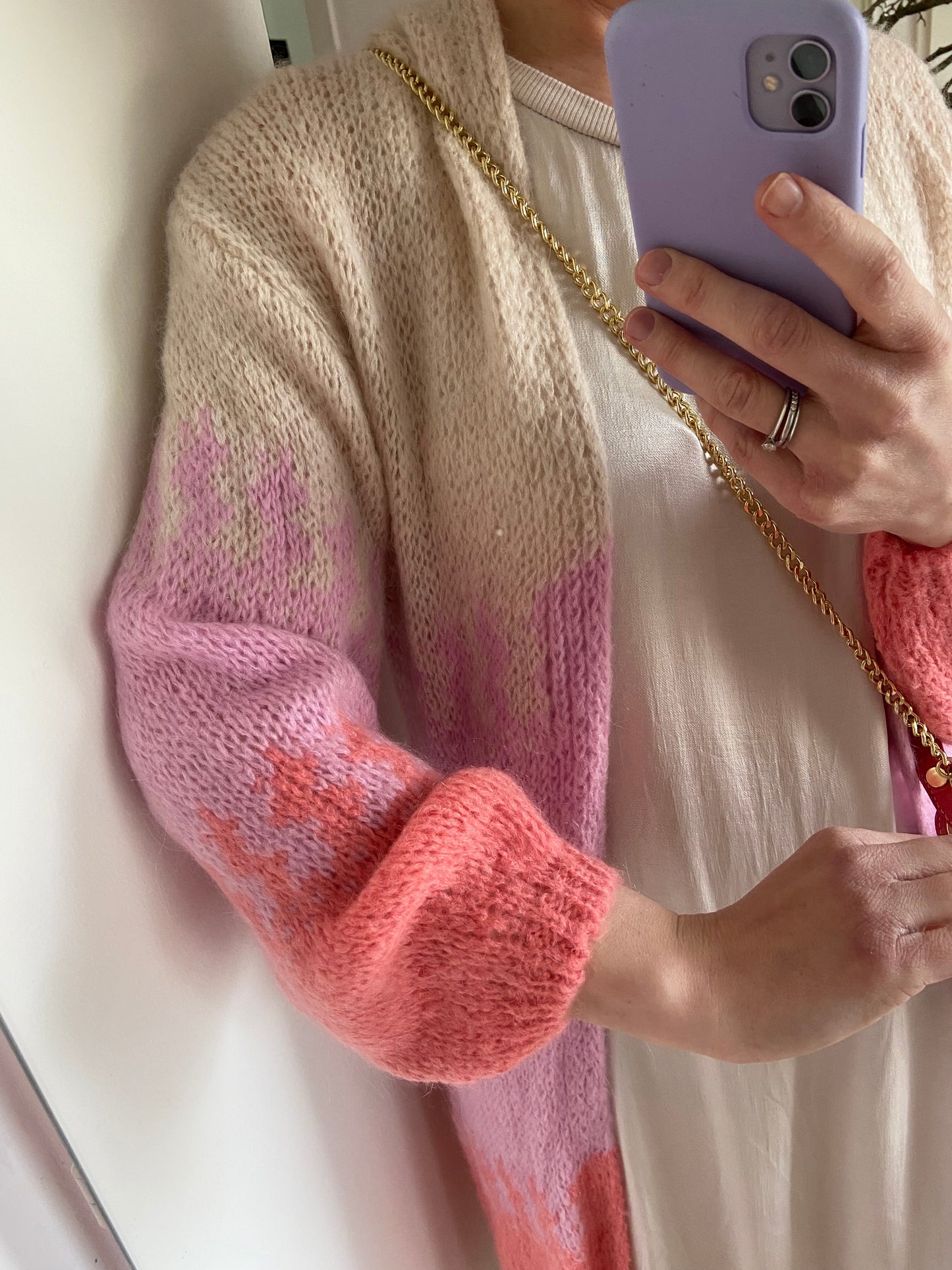 Cardigan „Mix“ mit Mohair und Wolle