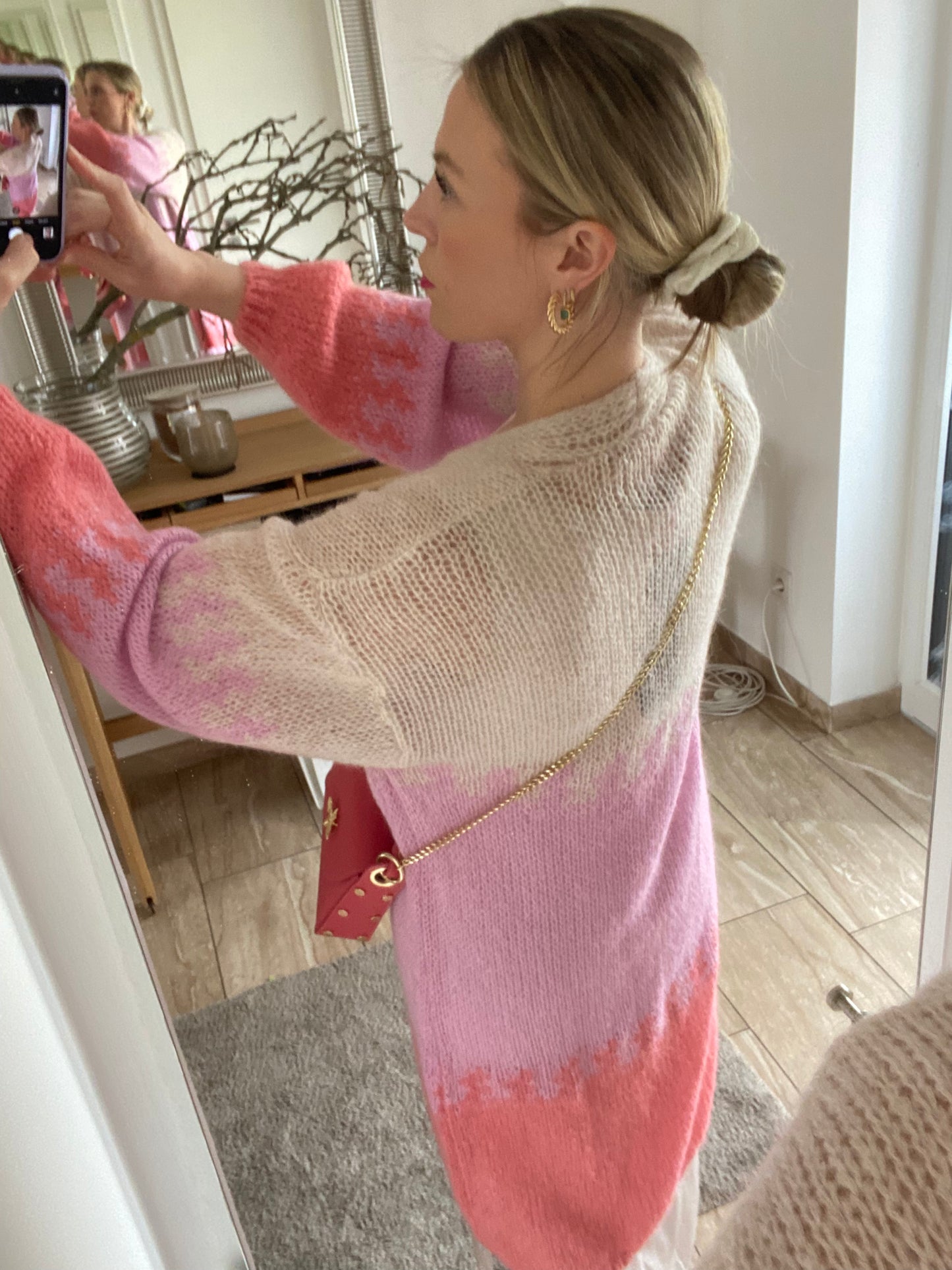 Cardigan „Mix“ mit Mohair und Wolle